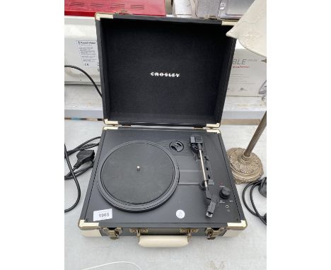 A CROSLEY RECORD PLAYER 