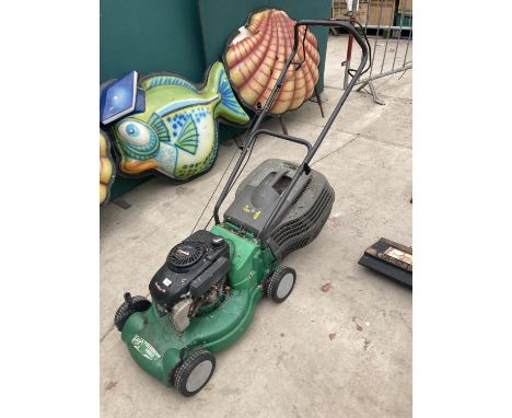 A PERFORMANCE POWER PETROL ENGINE LAWN MOWER 