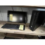 Ordinateur HP mod: Elite desk 800G2 5FF, avec Moniteur, Clavier