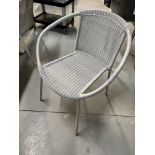 (15) Chaises de Patio en Osier, QUANTITÉ X PRIX MISÉ