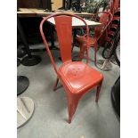 (23) Chaises en Métal, QUANTITÉ X PRIX MISÉ