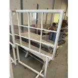 (2) Séparateurs Style Fenetre, 49'' x 66'', sur Roues, QUANTITÉ X PRIX MISÉ
