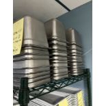 LOT: (30) Bacs (''Drop-Ins") en Acier Inox.