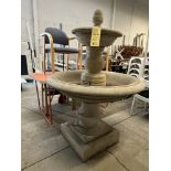 Belle Fontaine en Beton, 44'' diam. X 66'' H.