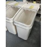 Bac Alimentaire, 12'' x 29'' sur Roues