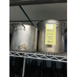 LOT: (2) Marmites