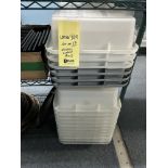 LOT: (17) Bacs à Vaisselle