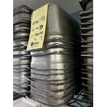 LOT: (10) Bacs (''Drop-Ins") en Acier Inox.