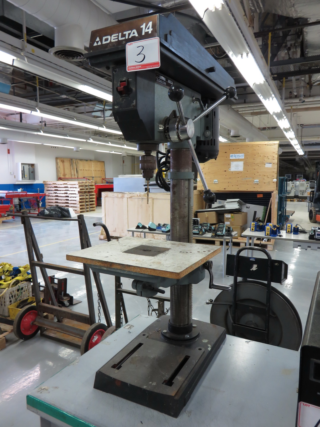 DELTA MOD 14041 TABLE TOP PED DRILL PRESS