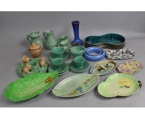 A Collection of Various Mid to Late 20th Century Ceramics to include Jugs, Sylvac Rabbit Table Centre (Condition issues) Carl