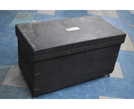 A Vintage Tool Box with Brass Plaque Inscribed PR Ralphs, Containing Large Quantity of Vintage Woodworking Tools Etc, 90cms W