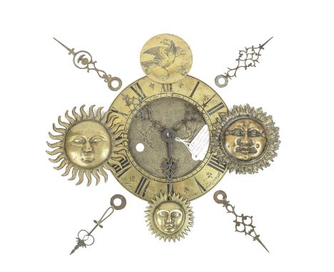 A collection of clock parts, keys and accessories18th and 19th centuryIncluding a part movement signed 'Chas. Fletcher' and d