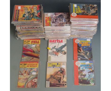Over 140 Battle Picture Library, Battle Picture Monthly, Combat Picture Library, Air Ace Picture Monthly and similar comic bo