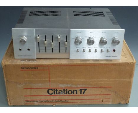 Harman/Kardon Citation Seventeen (17) speaker system / amplifier, boxed