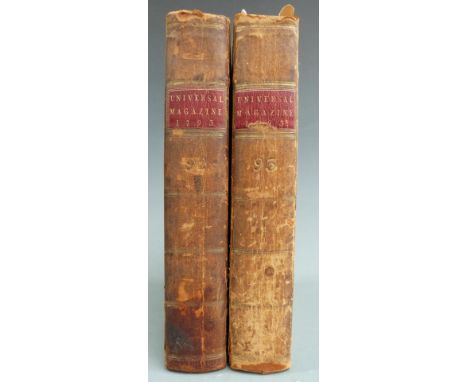 The Universal Magazine of Knowledge and Pleasure with Essays, Literature, Arts and Sciences etc, volume XCII printed 1793 fir