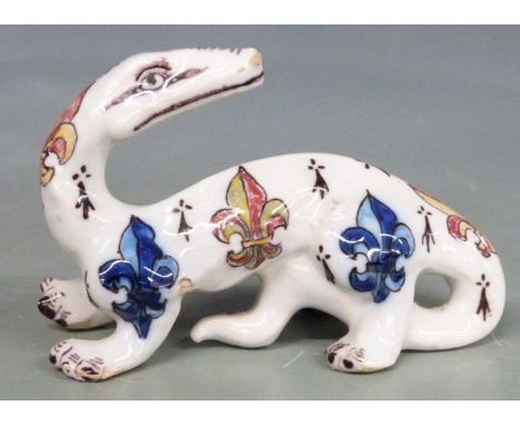 Royal Doulton Slaters jug, Royal Worcester James Hadley figure 'Sandy' (1882), model no 913, French lizard figure, Coalport c