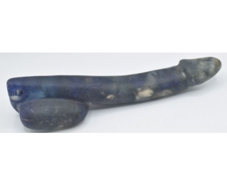 A glass model of a&nbsp;phallus, 28cm&nbsp;