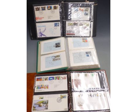 Three albums of United Kingdom first day covers, one album 1964-1973, the others 1970s/80s.