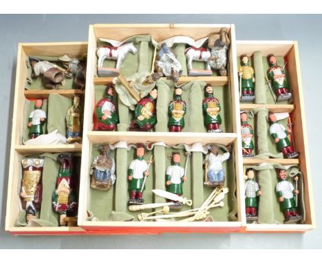 Approximately 40 ceramic and similar various and other Chinese figures, height of tallest 12cm and a quantity of bone items&n
