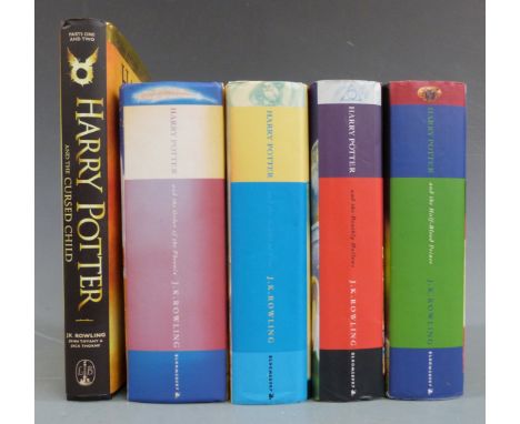 J.K. Rowling Harry Potter and the Goblet of Fire Bloomsbury 2000, Harry Potter and the Deathly Hallows 2007, Harry Potter and