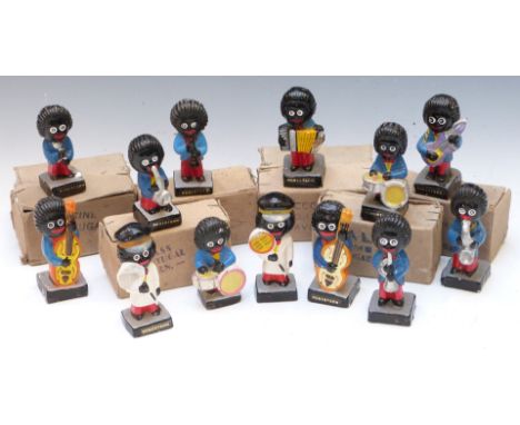 Robertson's Jam golly figures, some boxed including band members, drummer, clarinet, vocalist etc&nbsp;