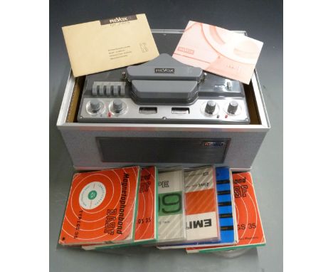 Vintage Revox reel to reel tape recorder, probably model no G36, likely unused, with some tapes&nbsp;