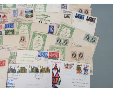 Small quantity of first day covers Great Britain and Commonwealth