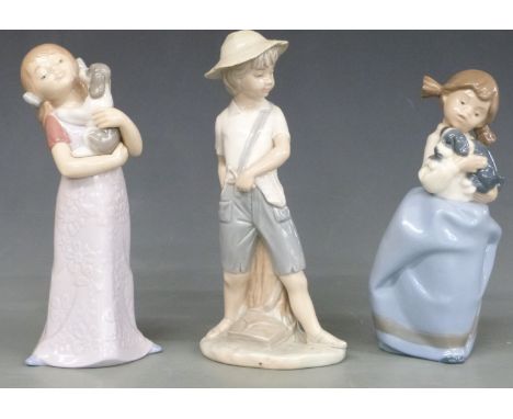 Six Nao child figures, tallest 24cm