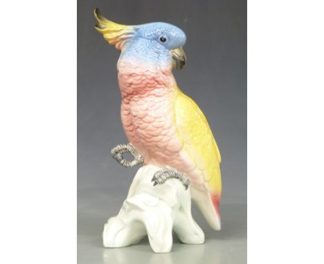 Beswick large cockatoo, model no 1818, H30cm