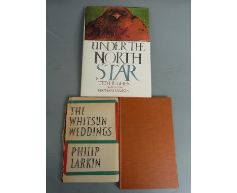 [Signed] Under The North Star by Ted Hughes with Drawings by Leonard Baskin 1981 first edition in dust-wrapper signed by Bask