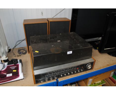 A GEC sound deck and a pair of GEC model S1604 speakers 
