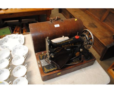 A vintage Singer sewing machine sold as a collectors item