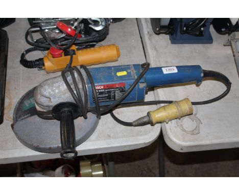 A Bosch PWS6000 110v angle grinder