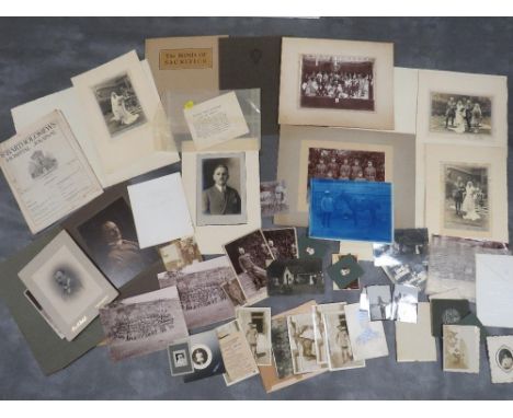 A COLLECTION OF PHOTOGRAPHS AND DOCUMENTS RELATING TO 2nd LT FRANK ERIC HARGER R.F.A., killed in action Ypres 16 December 191