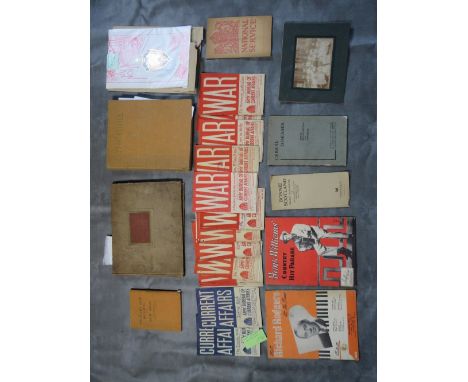 THE QUILL, LIMITED EDITION 840 / 1750, edited by Captain E.G.C. Beckworth, a 1939 Ogilby road map and a quantity of military 