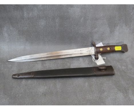 AN 1895 LEE METFORD BAYONET, in scabbard