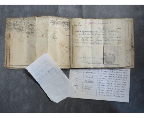 A BOUND COLLECTION OF ROYAL NAVY SERVICE PAPERS 1898-1926, relating to James B Nicholson (First listed as 'Prob. Asst. Eng. r