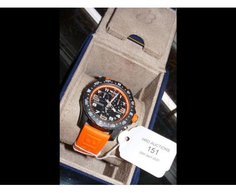 A gents new Breitling 'Endurance' chronometer wrist watch with original box and warranty card