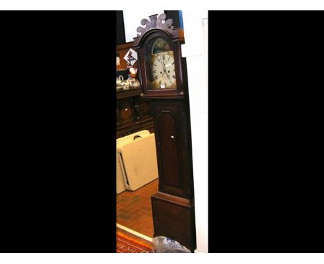 An early 19th century oak cased longcase clock. the painted dial inscribed Collett, FakenhamCONDITION REPORTWeights and pendu