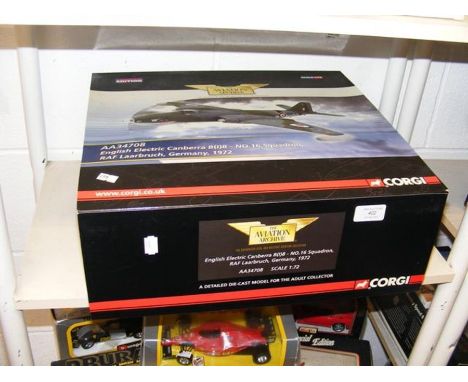 A Corgi Aviation Archive model plane - AA34708 English Electric Canberra B(1)8 