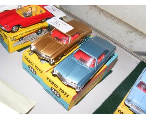 Two boxed Corgi Buick Riviera cars - No.245