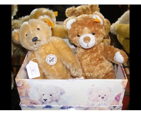 A collectable Steiff Bear - 22cm high, together with one other 