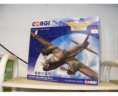 A Corgi Aviation Archive model plane - Vickers Wellington MK.II 