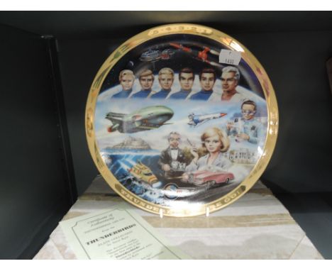 A vintage Thunderbirds collectable limited run plate no. 2830