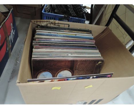 A selection of vintage records vinyl Lp's including Tom Jones