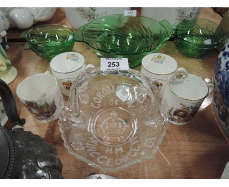 A selection of vintage coronation ceramics 