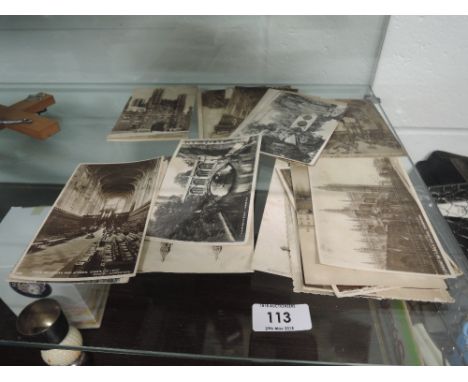A selection of vintage postcards from Cambridge including St. Johns College