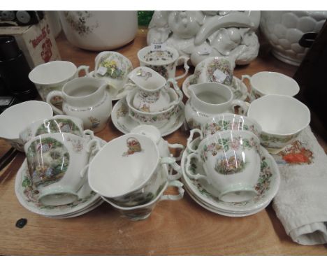 A selection of vintage ceramic by Royal Doulton by Jill Barklem and Beatrix Potter