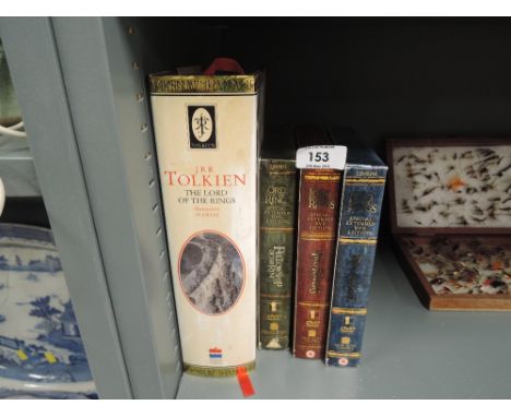 A selection of J R R Tolkien items including Extended dvds and Lord of the Rings Harper Collins 