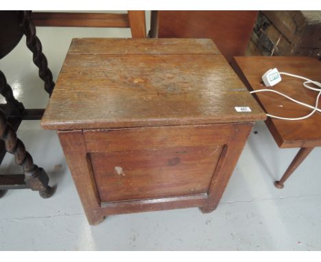 A pitch pine commode